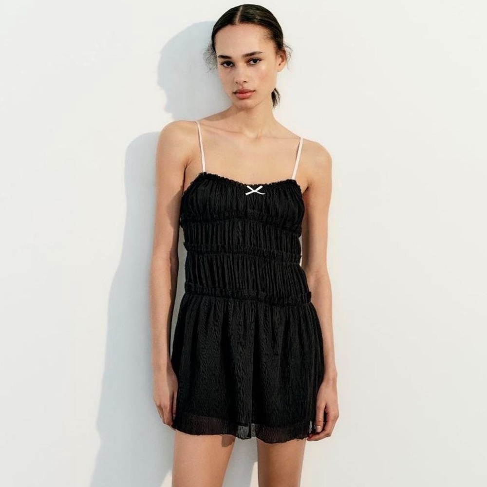 ZARA Summer Women's Sweet
Bow Sling Dress